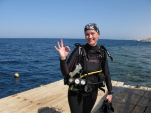 Menstruationstasse zum Schwimmen & Tauchen